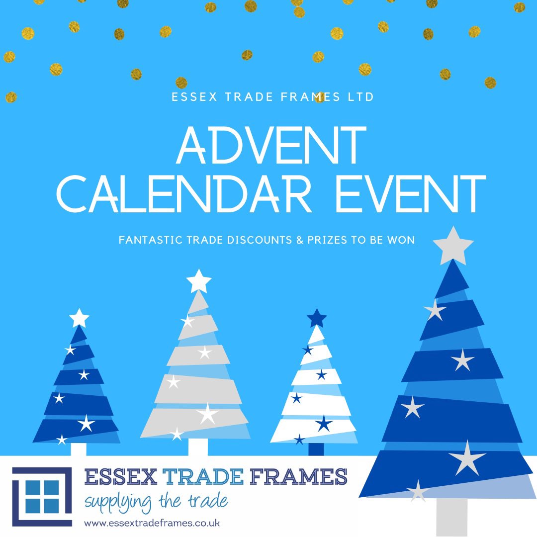 #adventcalendar #tradewindows #tradedoors #tradewindowsanddoors #upvcwindows #upvcwindowsanddoors #tradeupvcwindows #supplyonlywindows #supplyonlywindowsanddoors #liniarwindows #buildersessex #essexbuilders #essexwindows #windowsessex #essexbusiness