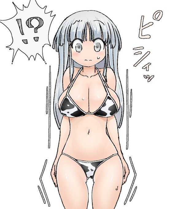 #牛柄ビキニを描くと絵がうまくなるらしい
【膨乳】拘束、膨乳機能付き 