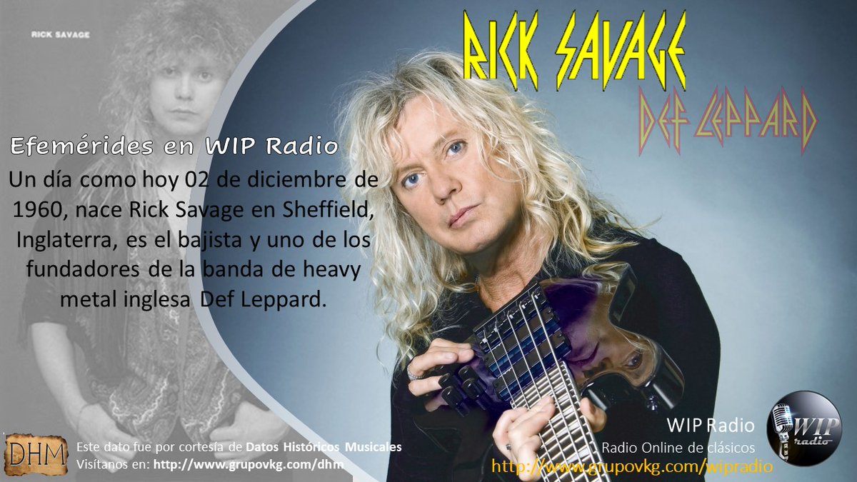 wipradio's tweet photo. Para hoy tenemos un dato historico con @DefLeppard 
Somos una emisora On Line que suena clásicos del rock y del pop de todos los tiempos

Escuchanos en: https://t.co/TZzZgYd08v
Únete a nuestro grupo de Whastapp https://t.co/uvGVQ4HLkV

#wipradiomedellin #escuchowipradiomedellin https://t.co/3GF7emykbY