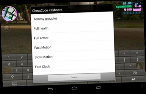 android cheats san andreas hackers keyboard 