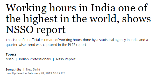 Before you say that the data is from USA, please keep in mind that Indian men (Asian men in general) work even longer hours than westerners. Also, it is easier to hire maids in India compared to western countries.