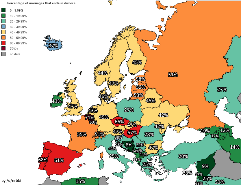 Add to this equation the question of divorce. European men who contribute most to domestic work have highest divorce rates and Indian men who contribute least to domestic work have lowest divorce rates.