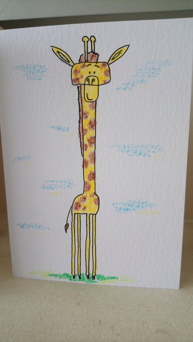 AngeKirkham's tweet photo. @slater04 @RobBiddulph And another fabulous #DrawWithRob from Ade for my birthday card today... #nevertooold https://t.co/ZT9WmDpwh3