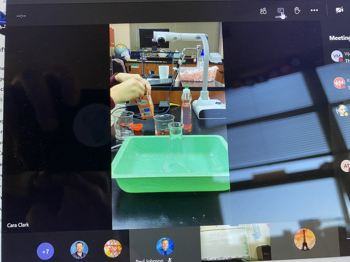 I learned so many new ways to “detach from my desk” while teaching hybrid. Thank you to Cara Clark from Buffett Middle for showing us so many strategies to keep both our in-class learners and those learning remotely, engaged in instruction. @BuffettMagnet @TechTolliver