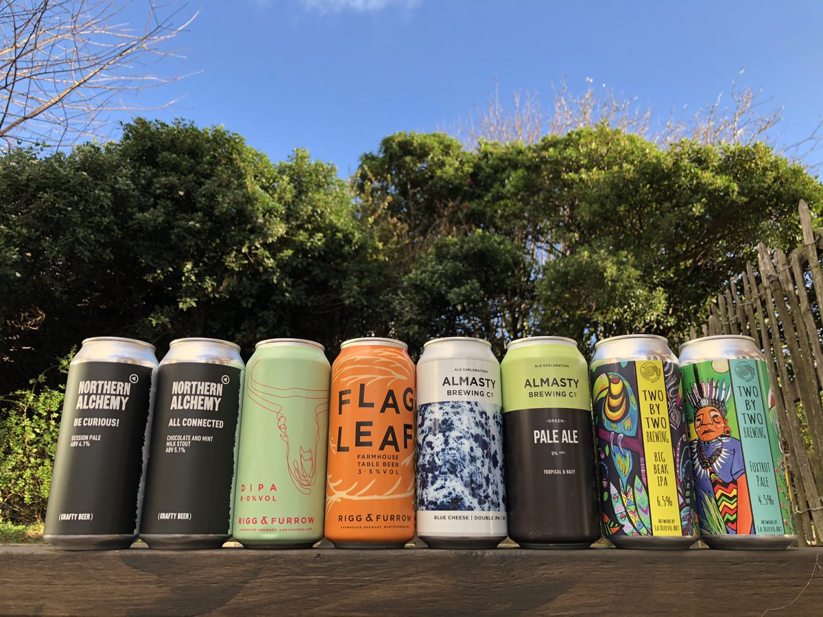 NATIONAL SHIPPING!!! *

Outside of the area, but craving a taste of the North East?

We’ve got you covered with fresh cans from Rigg and Furrow, Almasty, Two by Two, Northern Alchemy and Donzoko, more added each week.

*exc Highland and Islands, see shop for full details