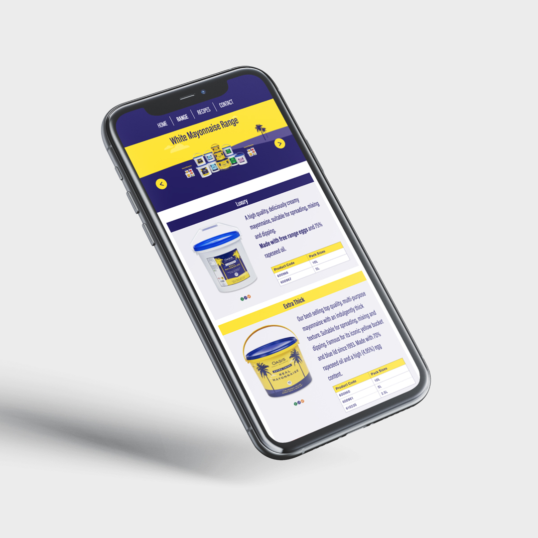 mintedbox's tweet image. We recently worked with @creativefoodsuk to build their brand new Oasis Mayonnaise site!

These guys have been a long-standing and #valuedclient of ours, so we were delighted to help.

Check the Oasis Mayonnaise site out for yourself here: oasismayonnaise.co.uk