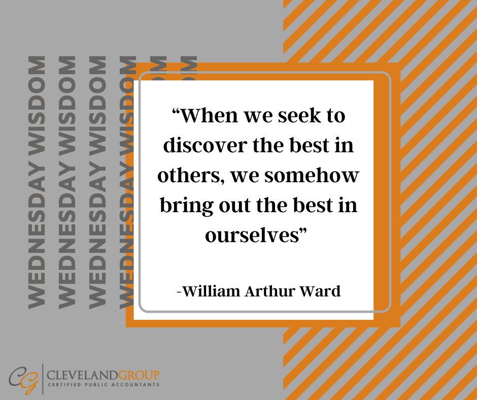ClevelandGroup's tweet image. #wednesdaywisdom