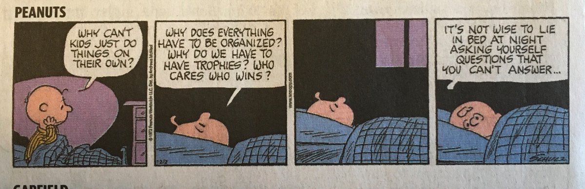 Just going to leave this right here... #SnowmanLeagueStoryline from 1972 😒😔

#Peanuts #CharlesSchultz #MustBeTurningInHisGrave