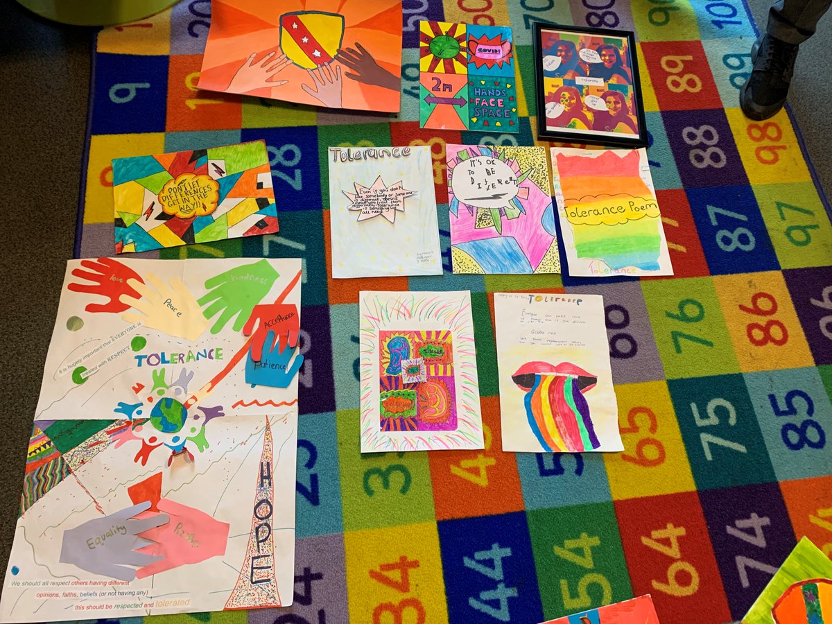 BranfilPrimary's tweet photo. The art council have selected a KS1 and KS2 winner for our Values Art competition. We also selected two runner ups because there were so many amazing entries and it was really hard to choose. What amazing work from our children! #BranfilValues #BranfilArtsmark #BVTolerance https://t.co/o86V5ZijGH