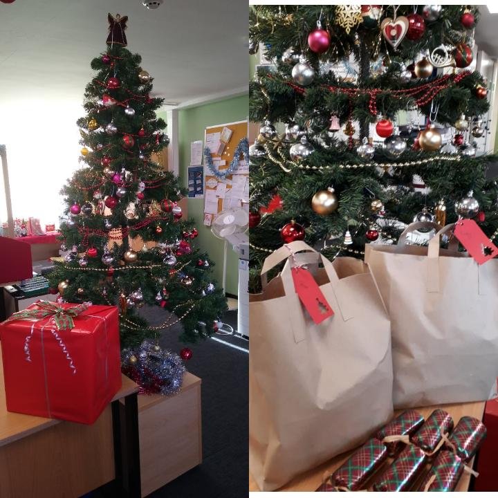 Christmas has arrived at Registry. Thanks to the Newman Catering team for the Christmas Hamper delivery 🌲