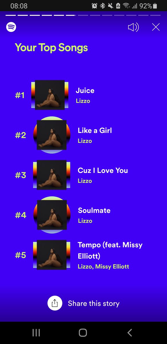 Well I've had a great year, personally