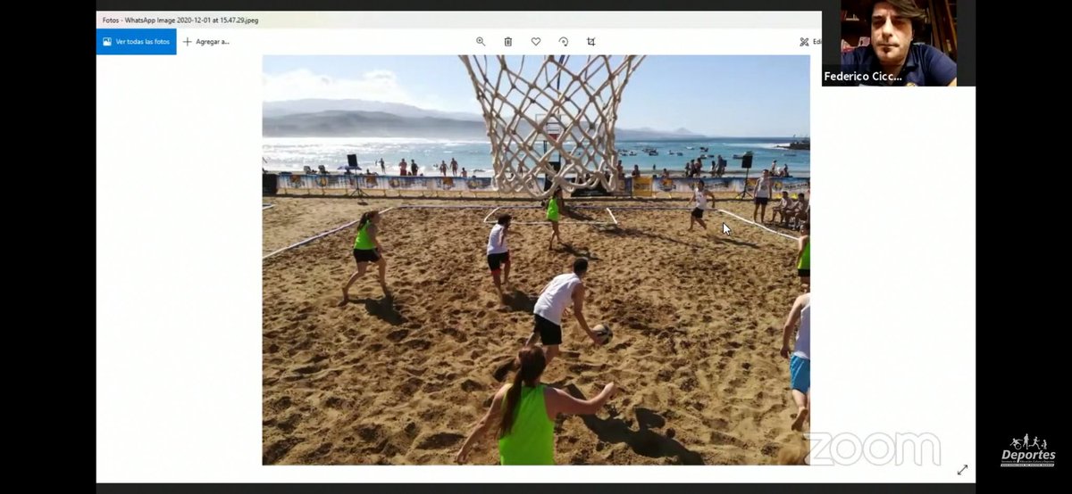 BasketPlayaPro's tweet photo. 🇦🇷 Ha sido un placer participar en la charla virtual "Deportes de playa" organizada por @munimadryn

🔜 No vemos la hora de ver los primeros partidos de #BasketPlaya🏀🏖️ en la maravillosa playa de Puerto Madryn 🐳

▶️ https://t.co/PaE71R5WqU https://t.co/6M78nEbB8K