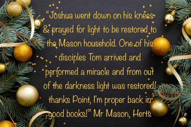 PointElectrical's tweet image. All we want for #Christmas is #CustomerService feedback like this! #electrician