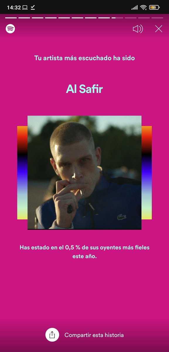 Rubenrona11's tweet photo. Pues si que he estado quemando a @xalsafirx por spotify... 🔥 https://t.co/DZvLDzr8vh