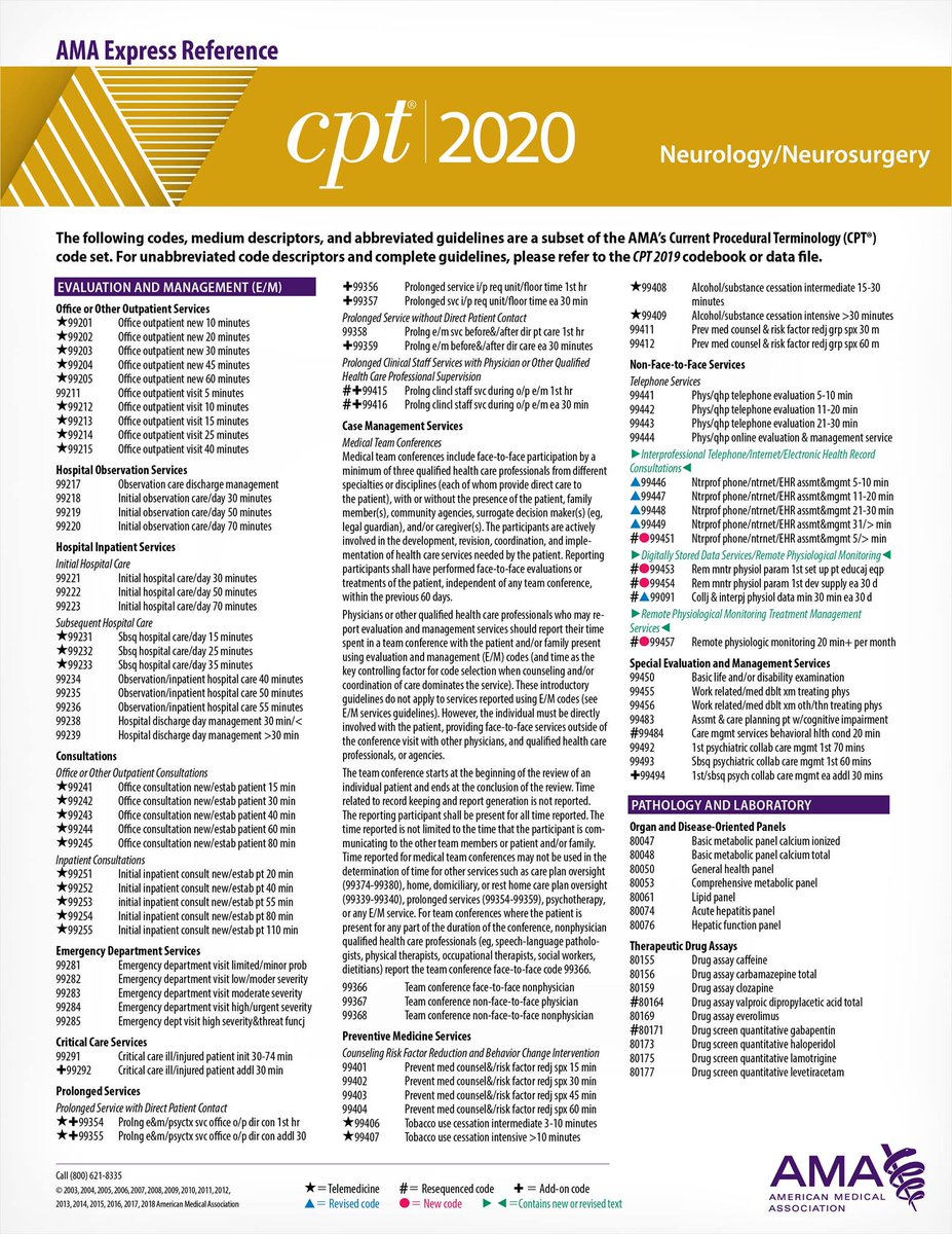 CodingMaterials's tweet image. Available for your medical practice 👉CPT 2020 Express Reference Coding Card: Neurology/Neurosurgery
Order Now: 👉 t.ly/O0wEM
#Cptcards #codingcards #cpt_2020 #medicalcoding #medicalbillingcode  #cptcodebook #cpt2021 #cpt #Express  #medicalbillingbooks