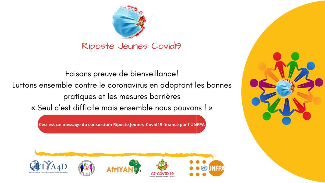 La #COVID19 est notre ennemi commun. 
Ensemble, faisons front commun contre la #COVID19.
<a href="/renajem/">RENAJEM</a> <a href="/MaliAfriyan/">AfriYAN Mali</a> <a href="/Iya4D/">IYA4D</a> <a href="/CjCovid/">CJ COVID-19 🇲🇱</a> <a href="/ThomasZoungran2/">Thomas Zoungrana</a> @Unfpamali <a href="/mabinguengom1/">Mabingue Ngom</a> <a href="/eugene_kongnyuy/">Eugene Kongnyuy</a> <a href="/ctmbengue/">Cheikh Tidiane</a> <a href="/GouvernementM/">Gouvernement du MALI</a>