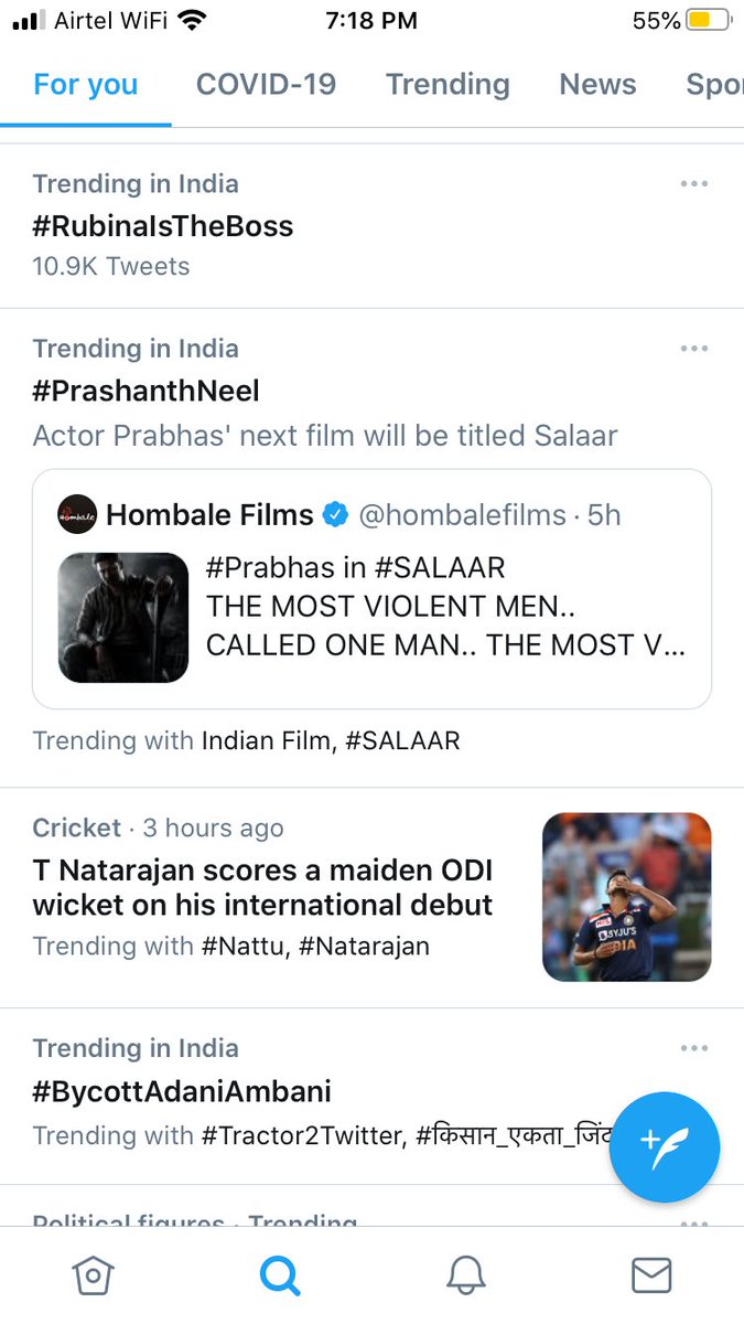 navin_duggal's tweet photo. #RubinaIsTheBoss is trending in India with 10k 

Retweet if you are taking part in this activity. https://t.co/JfLV4ZfWyk