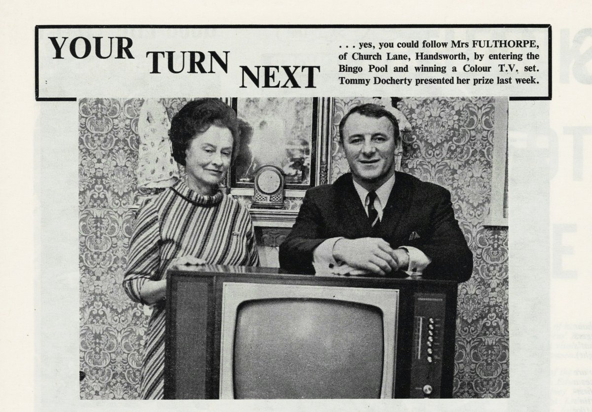 #202 - Tommy Docherty, he's brought round a telly, and you could be next