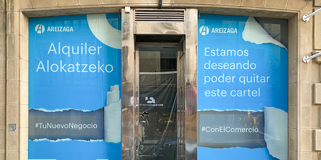 AreizagaDonosti's tweet photo. Estamos deseando poder quitar este cartel.
#ConElComercio #ConLaHostelería https://t.co/zCCtlwh08d