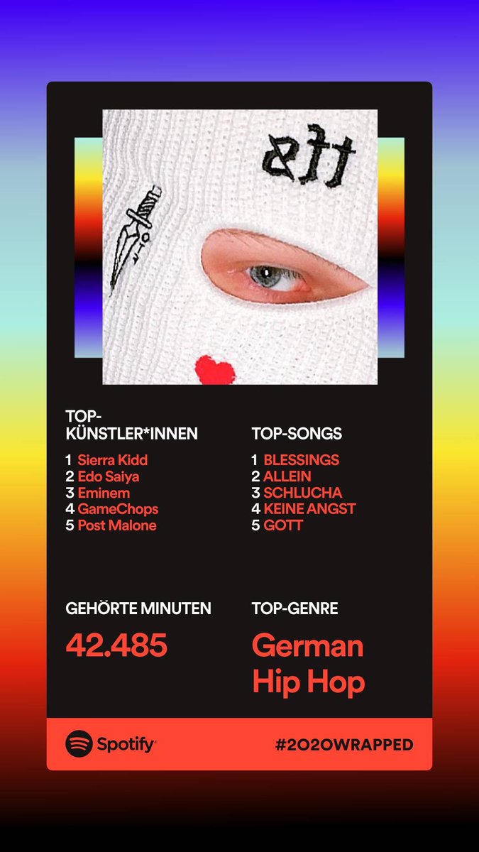 Fast wie letztes Jahr #tfs <a href="/kidd/">kidd</a> Danke für die Musik! 🙏🏼 #Wrapped2020  #SpotifyWrapped