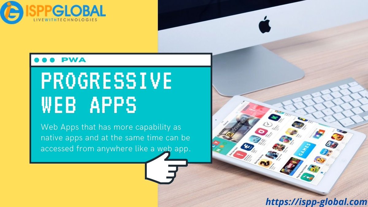 isppglobal's tweet image. The progressive web app works on all platforms like a web app utilizing the features of a mobile app without the necessity to install it on the device.
#pwa #progressivewebappdevelopment #applicationdevelopment