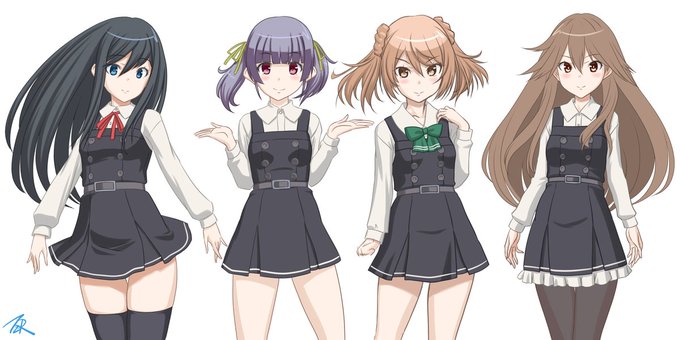 #12月になったのでフォロワーさんに自己紹介しようぜ 
順に描いてるけど朝潮型イイよね😊 