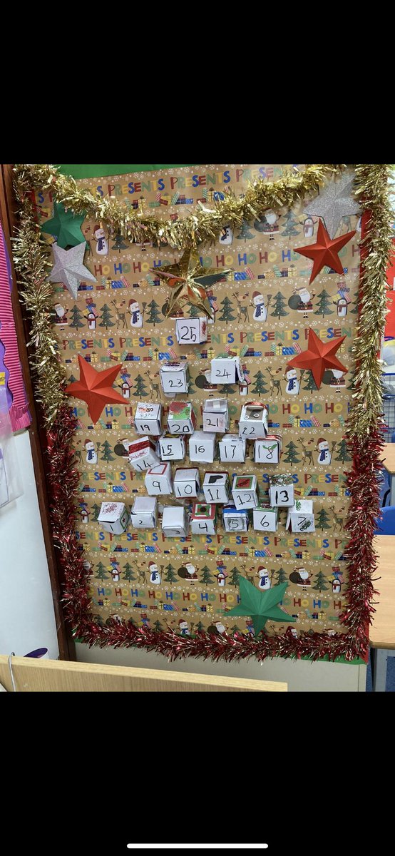 Countdown to Christmas has begun in Rosehip Class #Santascoming