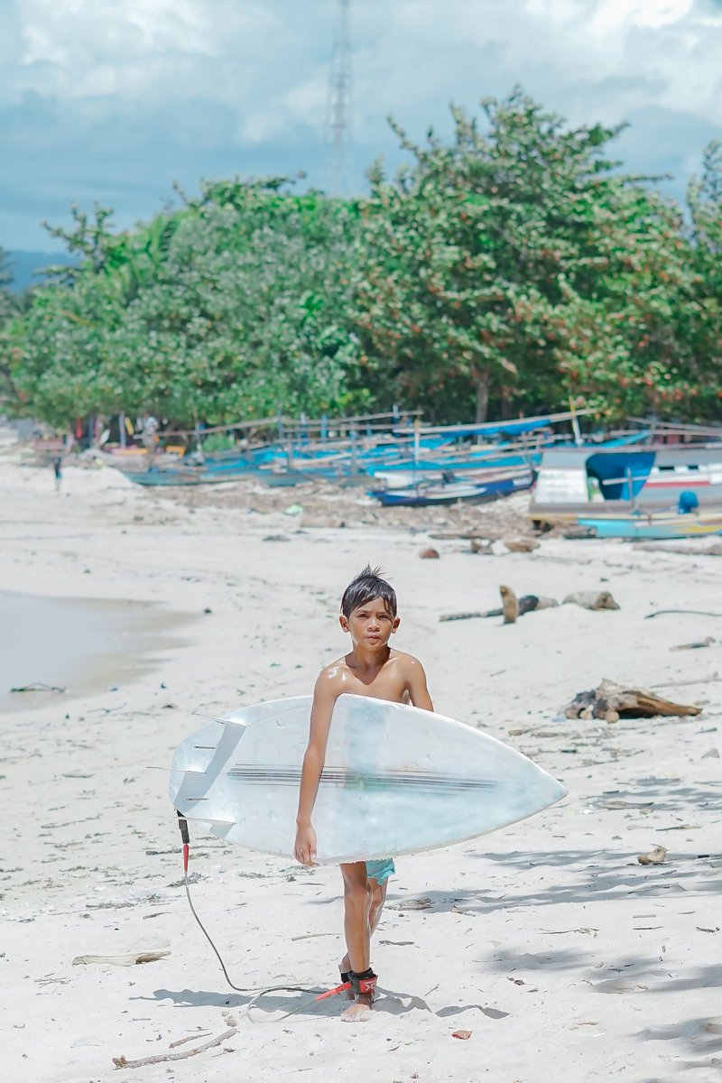 Peselancar cilik dari <a href="/PesisirBarat_/">Info Pesisir Barat</a> 

#PiknikPakaiMasker