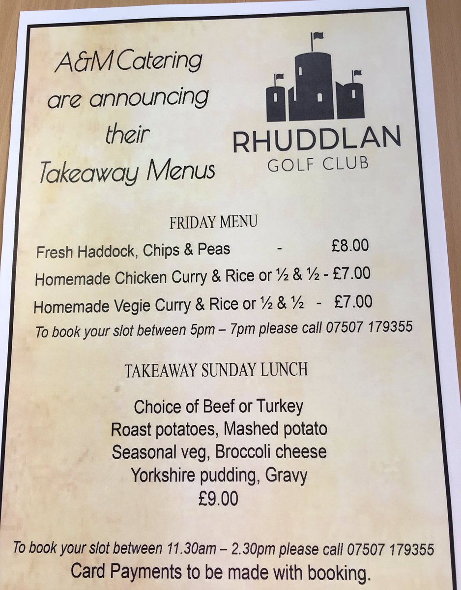 We’re still open for Takeout call us to book yours