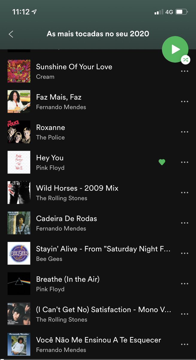 Tem Stones e Floyd, Bee Gees e Fernando Mendes. Eu assumo aqui. https://t.co/CkEnKSgDZA