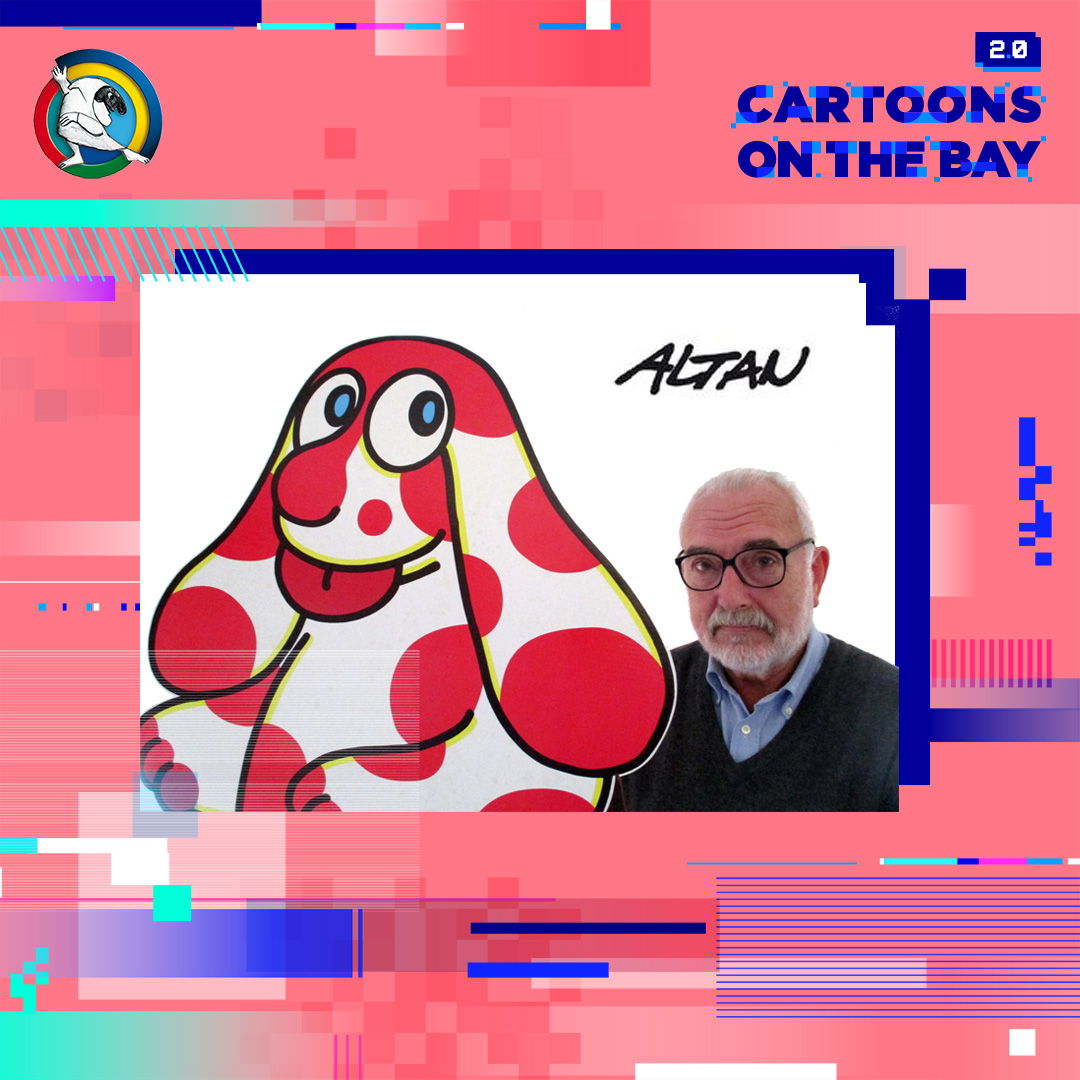 CartoonsBayRai's tweet photo. Marco Tullio #Altan, the artisan of drawing, cartoonist careful about the changes of our time, father of the sweet and always beloved #Pimpa. #CartoonsOnTheBay is honored to address one of its most prestigious awards to his art and talent, the #Career #Award https://t.co/PSWwv3CLOv