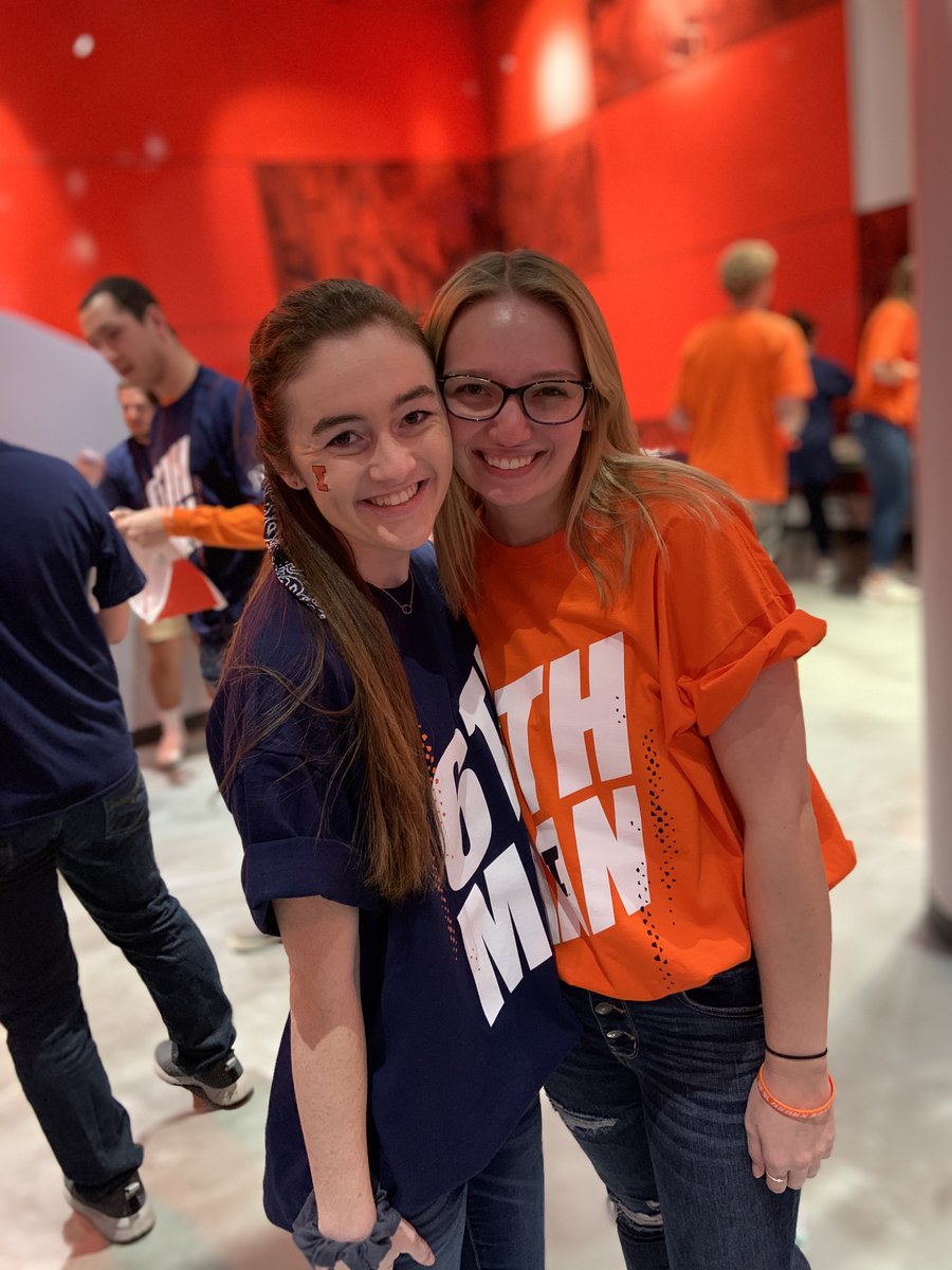 krecord1's tweet photo. It's another game day for @IlliniMBB today! Thankful for the chance to watch on TV but there's nothing I miss more right now than waiting in line to get into SFC and cheering on my favorite team with all of my favorite people. Miss you @TheOrangeKrush 🥺🧡 https://t.co/CXVKhvjQm9