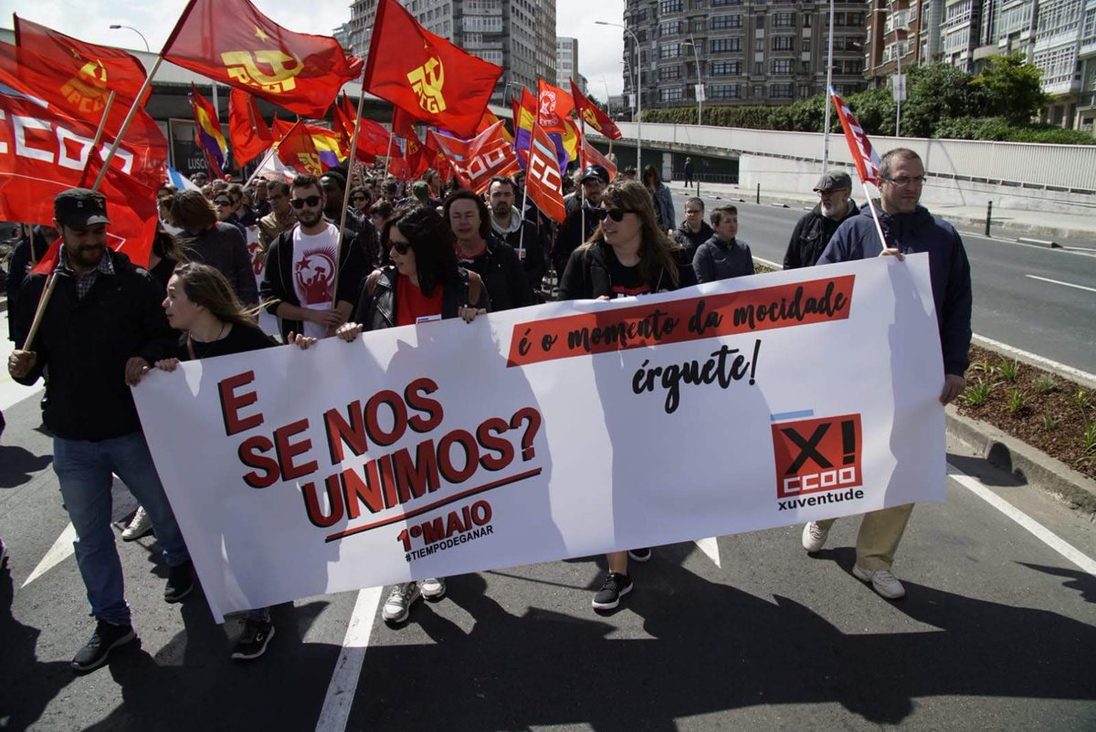 XuventudeCCOO's tweet photo. Unha de cada catro novas persoas paradas é galega, alerta CCOO. 

A mocidade volve a ser un dos colectivos máis perxudicados na crise e sufre as consecuencias da destrucción de emprego. https://t.co/VuqXmE8paN