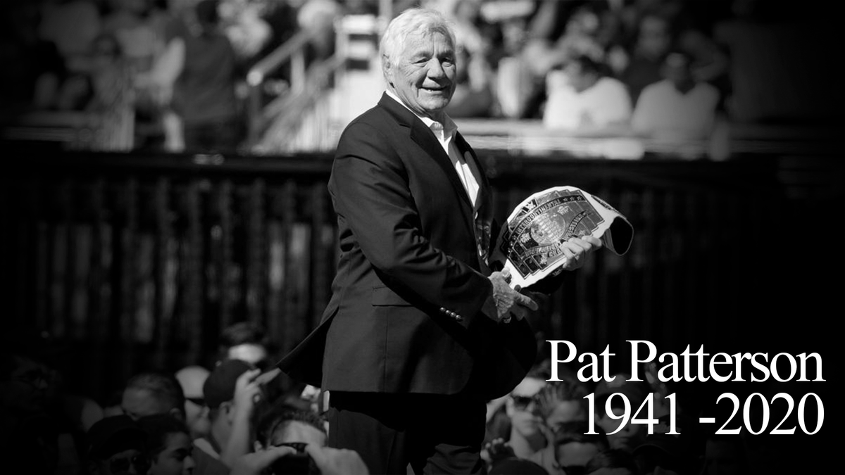 WWEonFOX's tweet photo. WWE has announced that @WWE Hall of Famer, and the first-ever Intercontinental Champion, Pat Patterson has passed away. https://t.co/BhLkXC55un