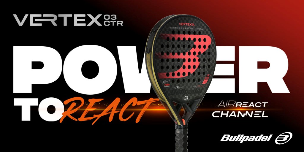 La icónica pala de <a href="/bullpadelsport/">Bullpadel</a> VERTEX se reinventa con la nueva tecnología Air React Channel 🎾

⚡️ Más potencia
⚡️ Más Velocidad
⚡️ Más reacción

¡Descubre todo su potencial en su página web! bullpadel.com/es/proline/112…