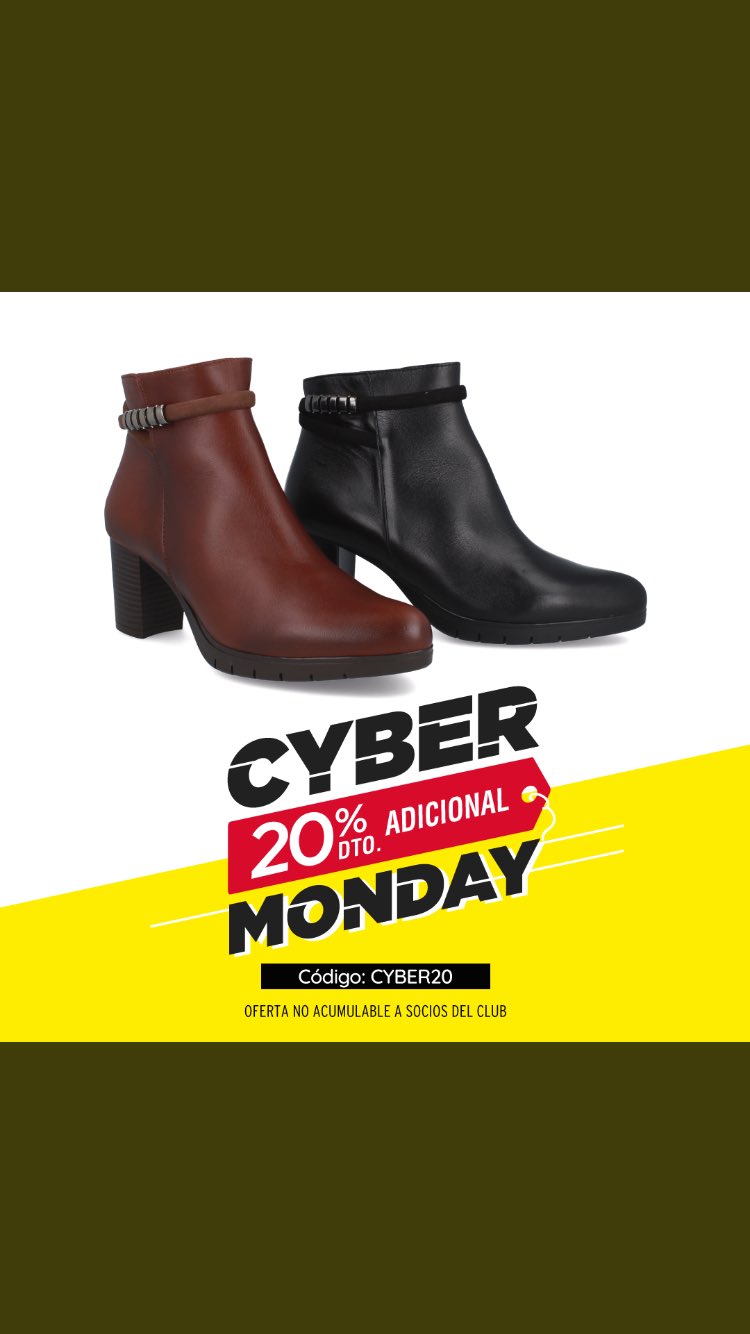 Botines cyber monday sale