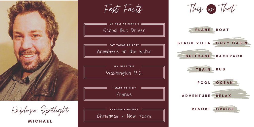 Meet Michael! Michael works as a School Bus Driver and is responsible for making sure everyone gets to school safely and on time!