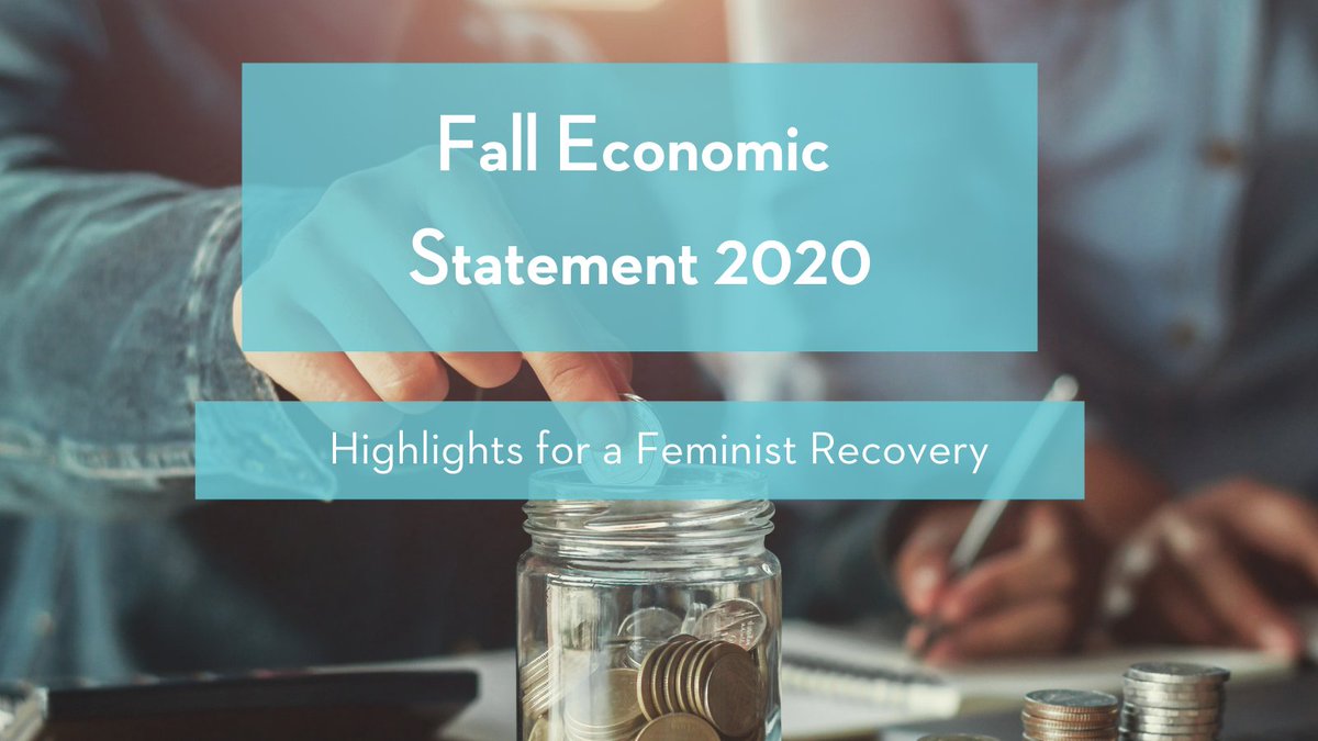 The govt confirms in  #FiscalUpdate2020 that our  #FeministRecovery plan must include  #childcare. We're looking forward to the full plan from a national secretariat, with significant investments that bring all women in Canada access to high-quality, affordable care.  @Child_Care_Now