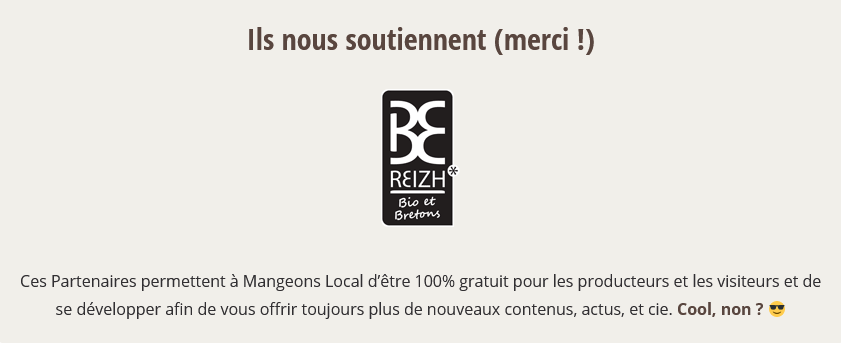 Cette semaine, <a href="/IBB_BioBretagne/">InitiativBioBretagne</a>, au travers de son label Be Reizh (Merci !), devient le 2ème Partenaire de <a href="/MangeonsLocal/">Mangeons Local BZH</a>.

Be Reizh est un label qui permet au consommateur de mieux identifier les produits BIO et Bretons. ✅

Ça fait sens !

Plus d'infos : bit.ly/33B6m0e