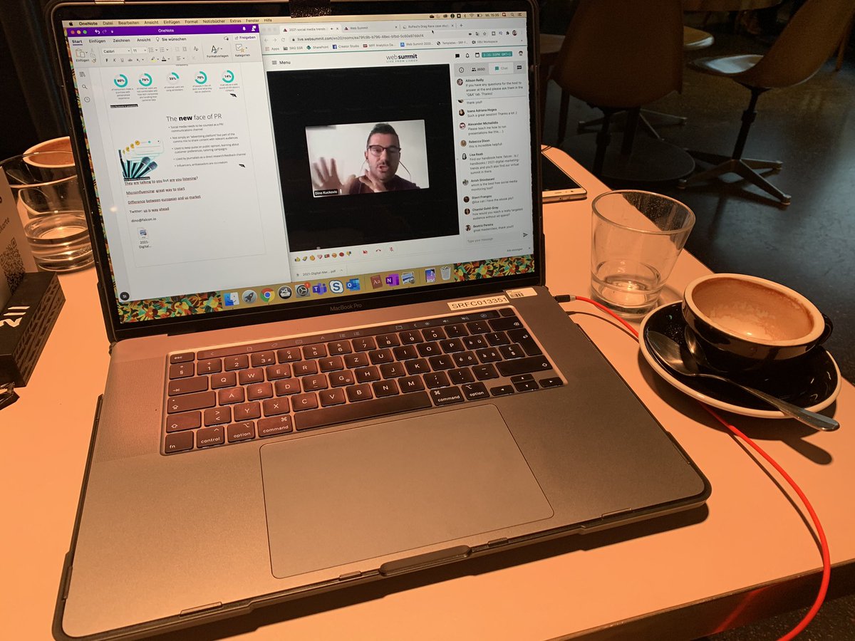 milchbabo's tweet photo. @dinokuckovic is the Samantha Jones of @WebSummit Most interesting masterclass so far. Thank you so much! 🥰 https://t.co/1ARX1fN2aR