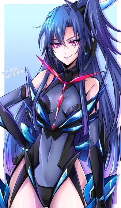 黒いTSURUGIちゃん。ヴィランみすら感じさせるイグナイトモジュールの力強さが好きです… 