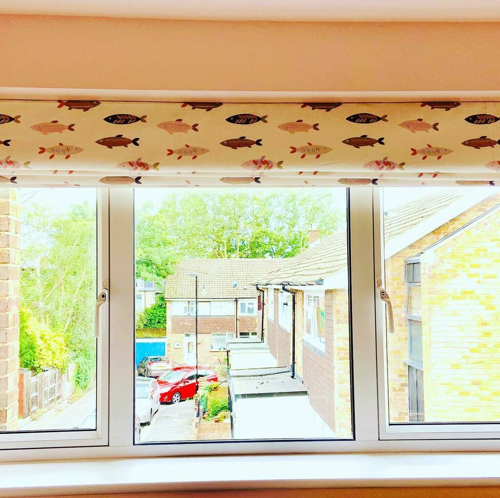 thedesignwebb's tweet photo. Roman blind in this @ilivfabrics fish design on an @evanstextiles Child Safety cassette system. 
Perfect for a little girls bedroom 🐠 

#thedesignwebb
#thewayyouwanttolive
#softfurnishings
#madetoorder
#smallbusiness
#localbusiness
#SmallBiz100
#smal… https://t.co/lcnEeLKghD https://t.co/QCWy3O75VJ