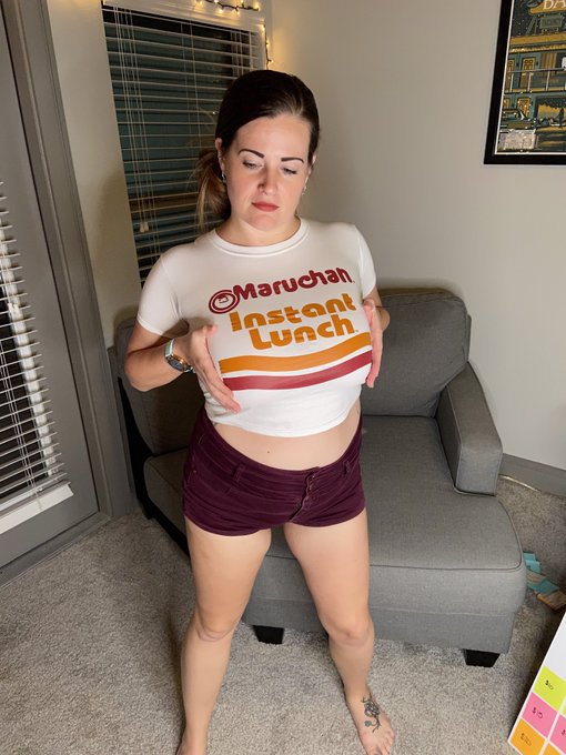 Now I want some raw-men 😂  https://t.co/YnQLoQ5t6L #Rockstarkristin #Rsk #ramen #noodles #NoNutNovember<a href="/tag/humpday"class="tags"><span>#humpday</span></a><a href="/tag/foodie"class="tags"><span>#foodie</span></a><a href="/tag/ramen"class="tags"><span>#ramen</span></a><a href="/tag/boobs"class="tags"><span>#boobs</span></a><a href="/tag/noodles"class="tags"><span>#noodles</span></a><a href="/tag/nonutnovember"class="tags"><span>#nonutnovember</span></a>