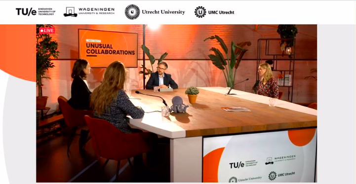 WUR's tweet photo. #challengingfuturegenerations | "The 4 Young Academies @wyoungacademy, @EindhovenYA, @UYA_Utrecht, @UmcuYa are working together to build unusual collaborations for societal impact and new ways of doing research” says @WUR member Jessica Duncan @CentreUnusual https://t.co/yvDxLEPKjQ