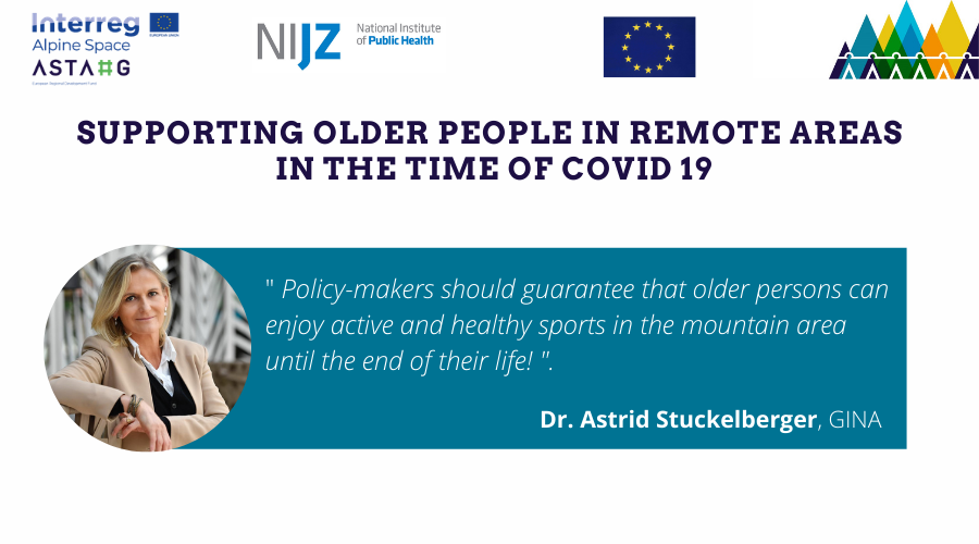 astahg's tweet photo. Dr. Astrid Stuckelberger from GINA presents the challenge and opportunity in the post-Covid19 Era: for a new design of active and healthy aging.
@Stuckelberger https://t.co/aApkwzzW9M