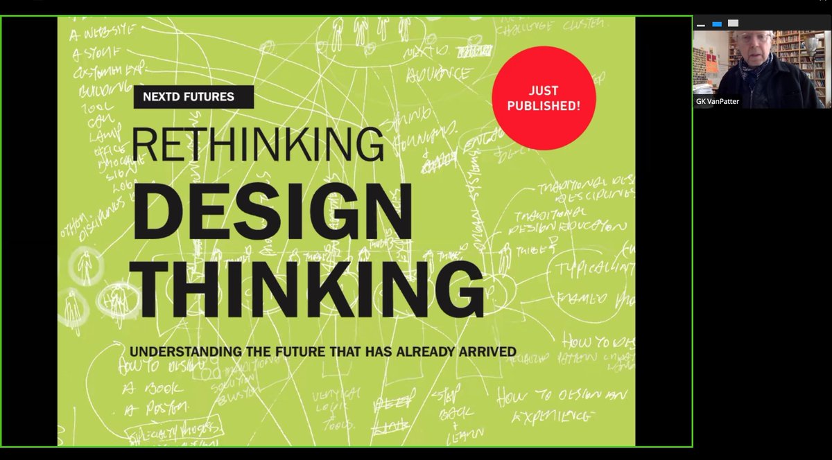 baistconf's tweet photo. Last speaker session of Virtual BAistanbul Conference has just started with GK VanPatter's #keynote, who is the author of “Rethinking Design Thinking: Making Sense of the Future that has Already Arrived” https://t.co/ShFoWWrOfv