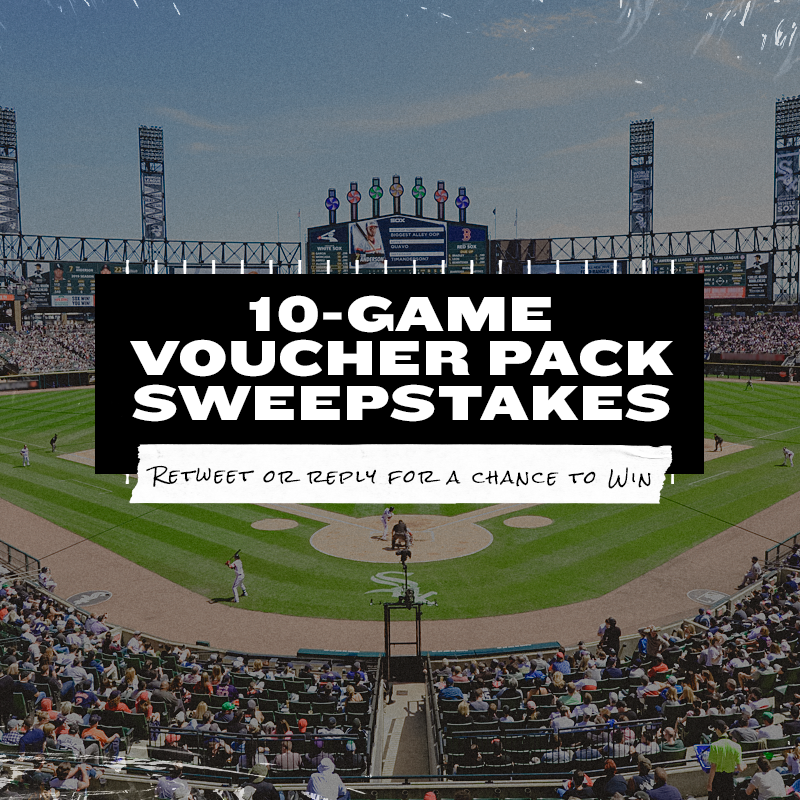 whitesox's tweet photo. RETWEET or reply with #VoucherPackSweepstakes for a chance to win 2 10-Game Voucher Packs for the 2021 season! 

No purch. nec. Enter by 11:59 a.m. CT on 12/3/20. https://t.co/dKUHMTGAV3