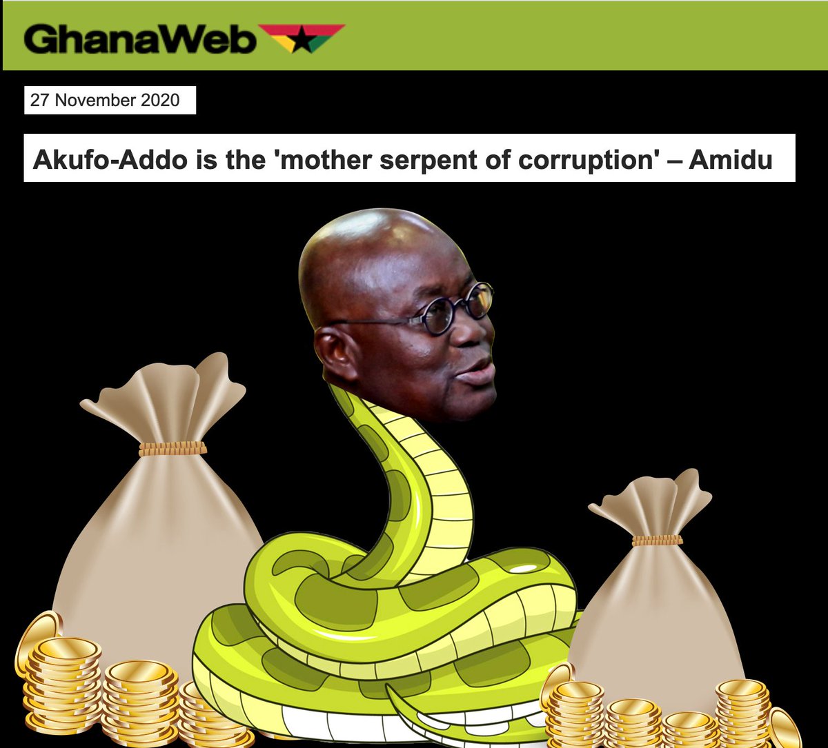eshun_maame's tweet photo. No caption needed
Burna Ahmed Suale #WhyKillSuale Messi Mbappe #Sarkodie Nigerian #gmabcelectioncamp #bluebandchallenge Bobrisky Steff #MotherSerpentOfCorruption #AkufoAddoIsCorrupt #JMandJane2020 https://t.co/yQ3KzSKkMV