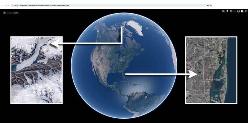 LuxCarta is demonstrating its new #BrightEarth platform with our 10m global cloud free imagery mosaic at #vIITSEC. Our color-balanced seamless mosaic representing the Earth in bright and natural color is the inaugural product available in the platform.  luxcarta.com/2020/12/01/lux…
