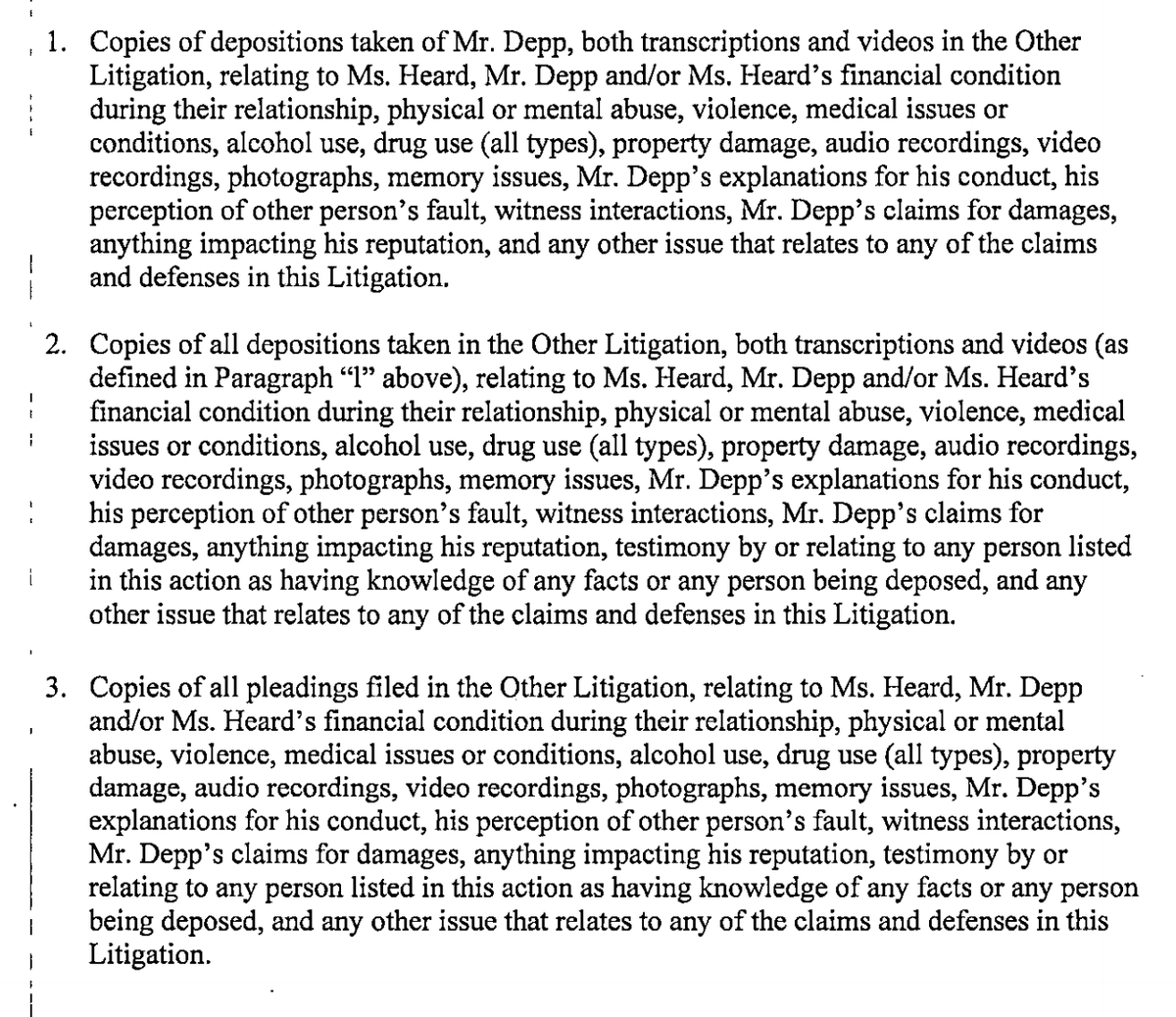 LauraBockov's tweet photo. Update: Johnny Depp vs Amber Heard (Fairfax)
Keep in mind, the Judge denied 8 of the 9 requests she filed for and no sanctions ordered against Johnny!

ALL OF THESE WERE DENIED! https://t.co/vlWbQnAGLi